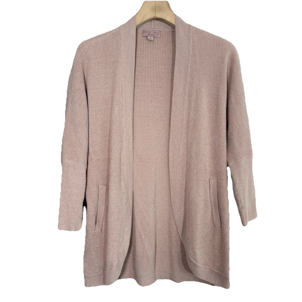Barefoot Dreams CozyChic Ultra Lite Cocoon Cardigan M Beach Rock BDWCU21659‎